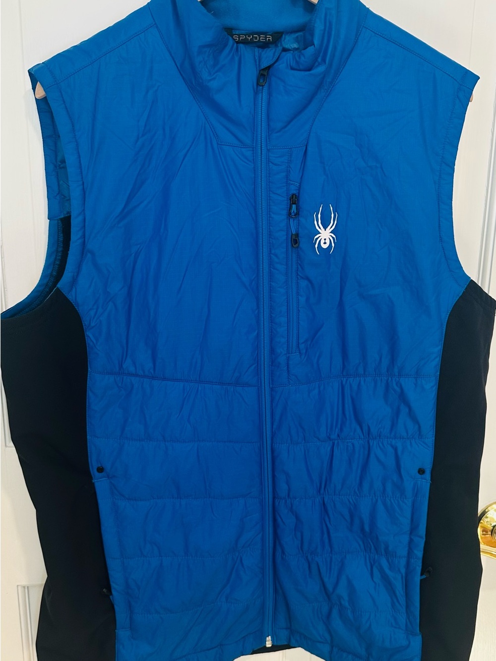 Spyder Men’s Royal Blue and Black Insulated Vest